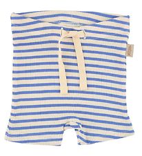 Petit Piao Shorts - Modaal Striped - Blue Wolk/Cream