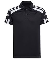 adidas Performance Polo Stuttermabolur - SQ21 - Svart