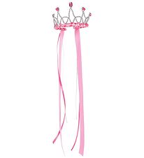 Great Pretenders Costume - Tiara w. Ribbon - Dark Pink