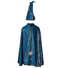 Great Pretenders Maskeradklder - Wizard Set - Bl m. Glitter