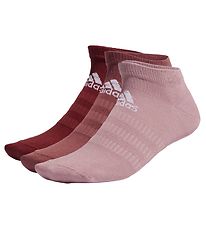 adidas Performance Chaussettes - 3 Pack - Rose/Maroon/Bordeaux