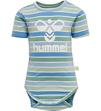 Hummel Bodysuit s/s - hmlPelle - Blue/Green
