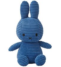 Bon Ton Toys Gosedjur - 23 cm - Miffy Sitting - Corduroy Cobalt