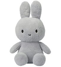 Bon Ton Toys Soft Toy - 33 cm - Miffy Sitting - Terry Light Grey