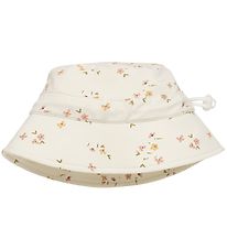 Minymo bucket hat - Bambu - Beslöjad Rose Flower