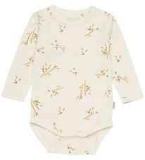 Minymo Bodysuit l/s - Bamboo - Bamboo