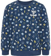 Hummel Sweatshirt - HmlHappy You - Sargasso Sea