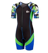 BECO Wetsuit - UV50+ - Black/Blue/Green