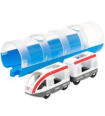 BRIO World Train de voyageurs av. Tunnel - Blanc/Bleu 33890