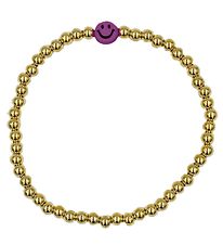 Bows By Str Bracelet - Smiley - Purple