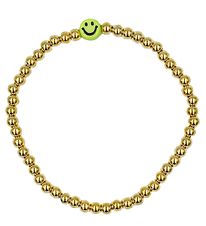 By Stær Armband - Smiley - Grænt