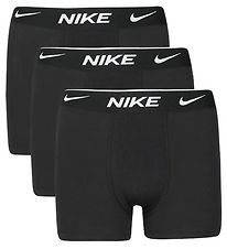 Nike Boxer nærbuxur - Dri-Fit Essential - 3 Pakki - Svart
