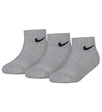 Nike Socks - Performance Basic - 3-Pack - Dark Grey Heather