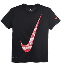 Nike T-Shirt - Dri-Fit - Zwart