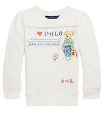 Polo Ralph Lauren Sweatshirt - Bedford - White w. Print
