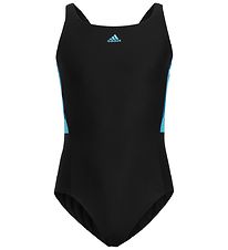 adidas Performance Swimsuit - Colorblock - Black w. Blue/White