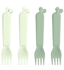 Done By Deer Cutlery - Liningk - 4-Pack - Green