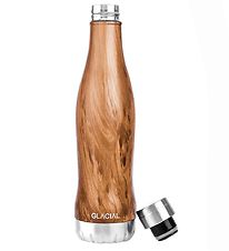 Glacial Bouteille Thermos - 400 ml - Bois de teck