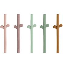 Done By Deer Straws - 5-Pack - Peekaboo - Powder Mix