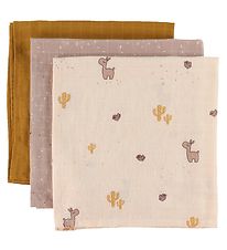 Done by Deer Carrs de mousseline - 3 Pack - 70x70 cm - Tulipe P