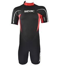 Seac Wetsuit - Relax Shorty Man 2.2 mm - Black/Red
