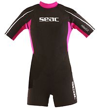 Seac Våtdräkt - Relax Shorty Lady 2, 2 mm - Svart/Rosa