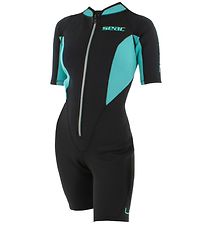 Seac Wetsuit - Look Shorty Lady 2.5 mm - Black/Turquoise