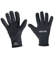 Seac Hanskar - Grunnur 2 mm - Svart