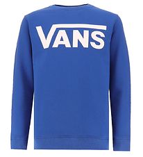 Vans Sweatshirt - Classic+ - True Blue/Wit