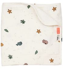 Done By Deer Baby Swaddle - 100x100 cm - Sea Friends - Beige