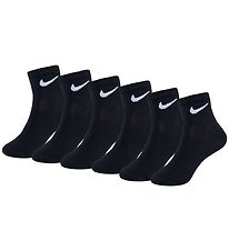 Nike Sokkar - Frammistaða Basic Lítil - 6 Pakki - Svart