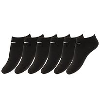 Nike Socks - No Show - 6-Pack - Black