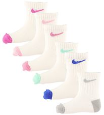 Nike Chaussettes - Cheville - 6 Pack - Rose