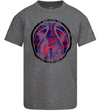 Nike Stuttermabolur - Geometrics Ball - Kolefni Heather