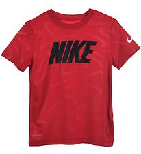 Nike T-Shirt - Dri-Fit - Rouge universit