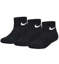 Nike Sokkar - Frammistaða Basic - 3 Pakki - Svart