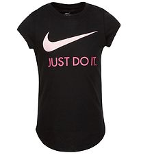 Nike T-Shirt - Swoosh - Zwart