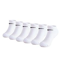 Nike Chaussettes - Basic Faible - 6 Pack - Blanc