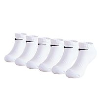 Nike Socks - No Show - 6-Pack - White