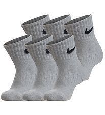 Nike Chaussettes - Performances Basic - 6 Pack - Dark Grey