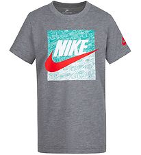 Nike T-Shirt - La pratique fait le Futura - Carbone Heather