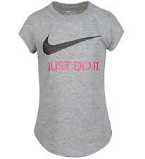 Nike T-paita - Swoosh - Grey Heather