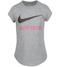 Nike T-Shirt - Swoosh - Grey Heather