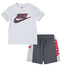 Nike Shorts Set - T-Shirt/Shorts - Versterken - Rook Grey