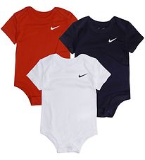 Nike Rompers s/s - Swoosh - 3-pack - Obsidiaan