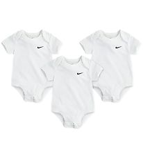 Nike Bodysuits s/s - Swoosh - 3-Pak - White