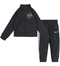 Nike Träningsset - Cardigan/Byxor - My First - Svart