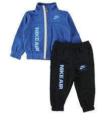 Nike Träningsset- Cardigan/Byxor - Air - Marina Blue