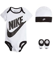 Nike Gjafabox - Samfella k/æ/Húfa/Sokkar - Futura - Hvítur