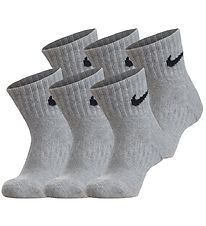 Nike Socks - Performance Basic - 6-Pack - Dark Grey Heather